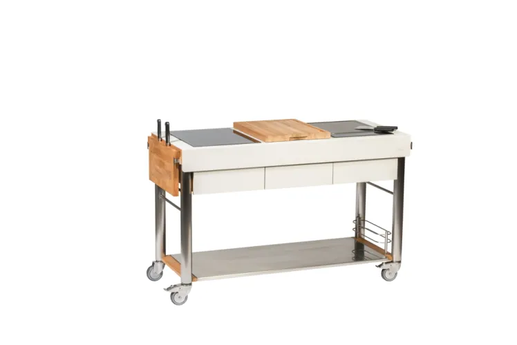 Outdoork�che INDU+ �ServeBoy Ultimo � Set Mutizone, Teppanyaki, Schneidebrett